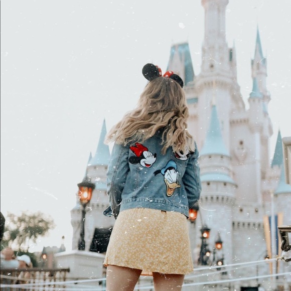 Coats | Zara Disney Denim Jacket | Poshmark